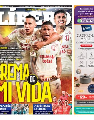 Edición Impresa - Libero | Norte - Jueves 20 de Agosto del 2026