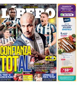 Edición Impresa - Libero | Lima - Sabado 22 de Agosto del 2026