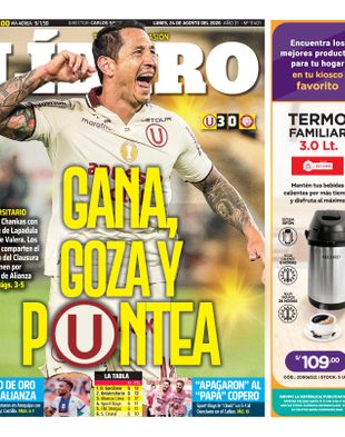 Edición Impresa - Libero | Sur - Lunes 24 de Agosto del 2026