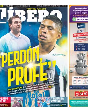Edición Impresa - Libero | Norte - Miercoles 26 de Agosto del 2026
