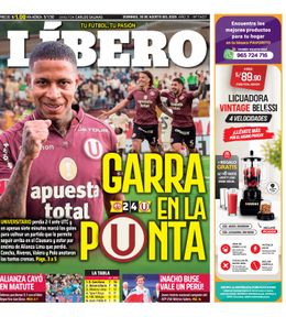 Edición Impresa - Libero | Lima - Domingo 30 de Agosto del 2026