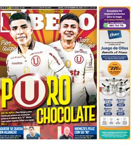 Edición Impresa - Libero | Lima - Jueves 03 de Setiembre del 2026