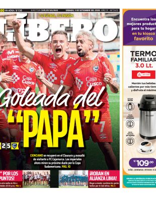 Edición Impresa - Libero | Sur - Sabado 05 de Setiembre del 2026