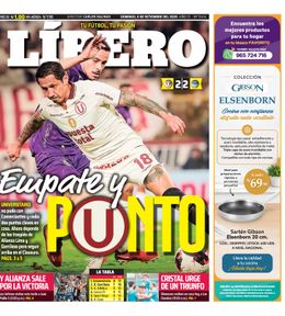 Edición Impresa - Libero | Lima - Domingo 06 de Setiembre del 2026