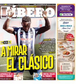Edición Impresa - Libero | Lima - Lunes 07 de Setiembre del 2026