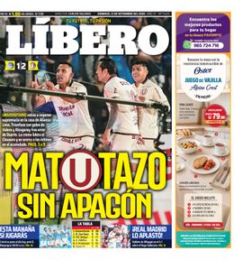 Edición Impresa - Libero | Lima - Domingo 13 de Setiembre del 2026
