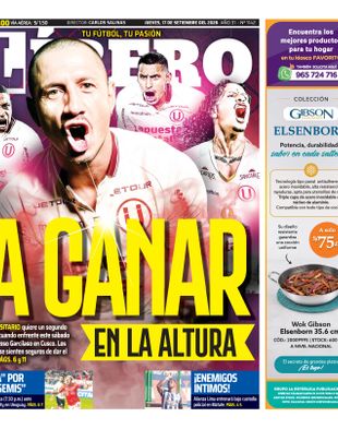 Edición Impresa - Libero | Norte - Jueves 17 de Setiembre del 2026