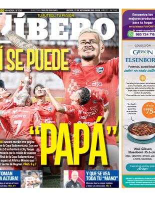 Edición Impresa - Libero | Sur - Jueves 17 de Setiembre del 2026