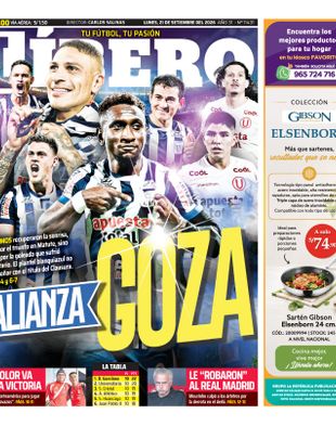 Edición Impresa - Libero | Sur - Lunes 21 de Setiembre del 2026