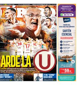 Edición Impresa - Libero | Lima - Martes 22 de Setiembre del 2026