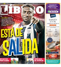 Edición Impresa - Libero | Lima - Viernes 25 de Setiembre del 2026