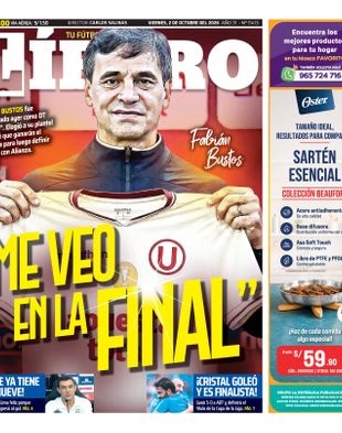 Edición Impresa - Libero | Norte - Viernes 02 de Octubre del 2026