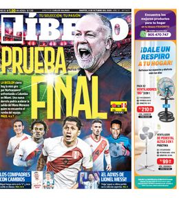Edición Impresa - Libero | Lima - Martes 06 de Octubre del 2026