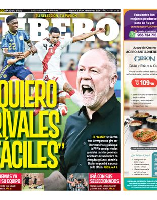 Edición Impresa - Libero | Sur - Jueves 08 de Octubre del 2026