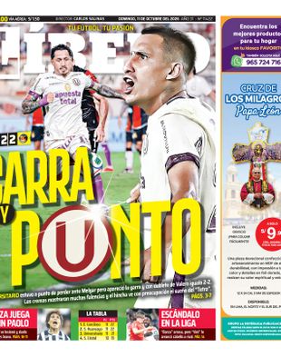 Edición Impresa - Libero | Norte - Domingo 11 de Octubre del 2026