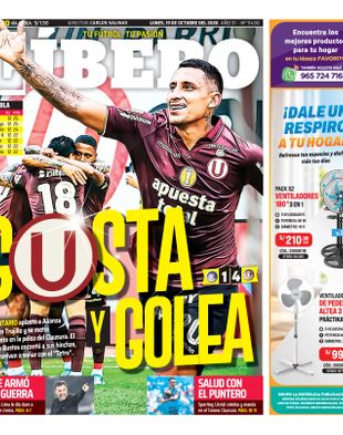 Edición Impresa - Libero | Sur - Lunes 19 de Octubre del 2026