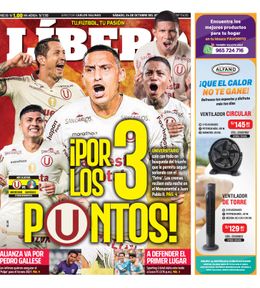 Edición Impresa - Libero | Lima - Sabado 24 de Octubre del 2026