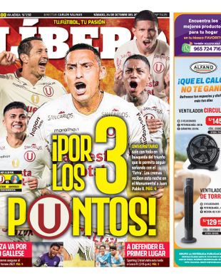 Edición Impresa - Libero | Norte - Sabado 24 de Octubre del 2026