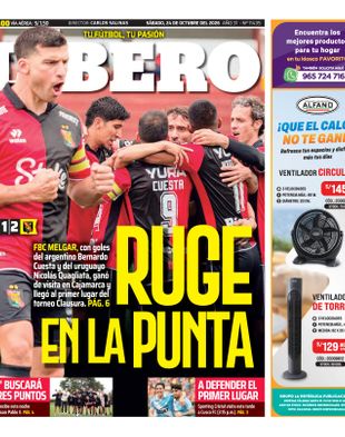 Edición Impresa - Libero | Sur - Sabado 24 de Octubre del 2026