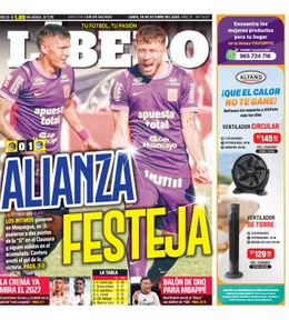 Edición Impresa - Libero | Lima - Lunes 26 de Octubre del 2026